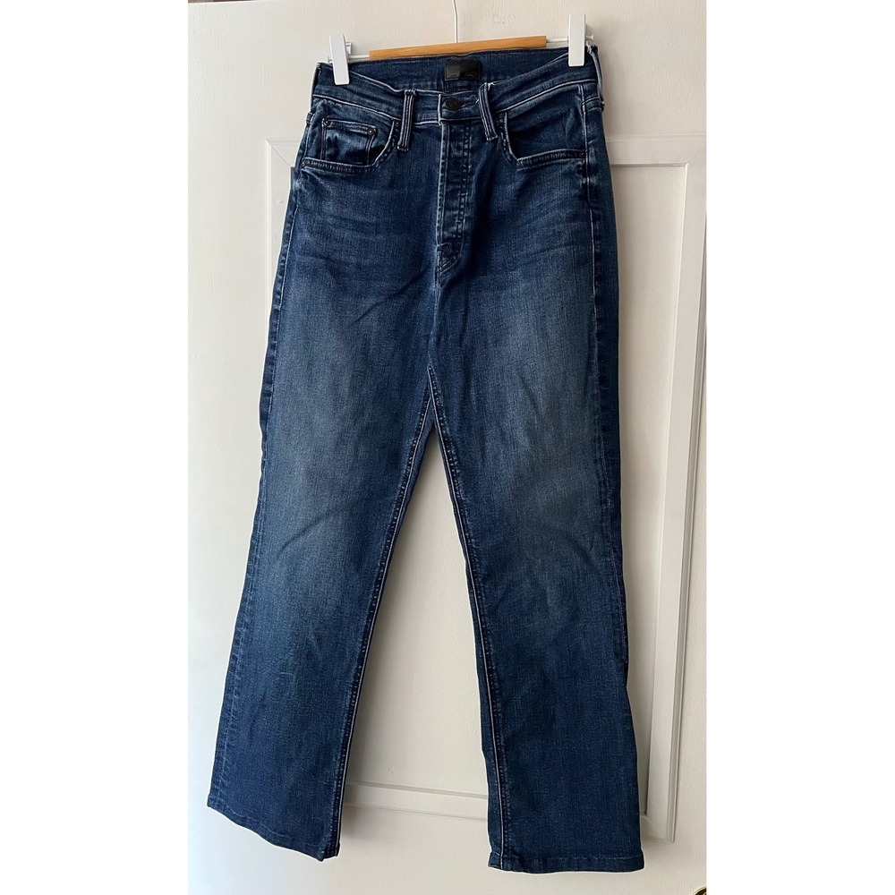 Mother The Tripper Ankle Jeans Mint Condition Dark Wash High Rise Size 25